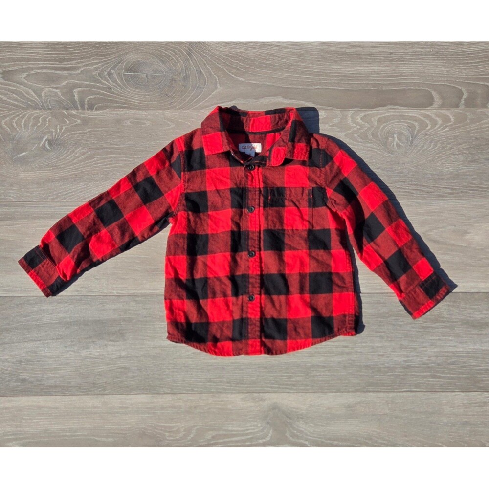 Cat & Jack Flannel Button-up shirt